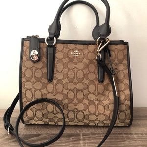 Coach Signature Crosby Carryall Jacquard bag